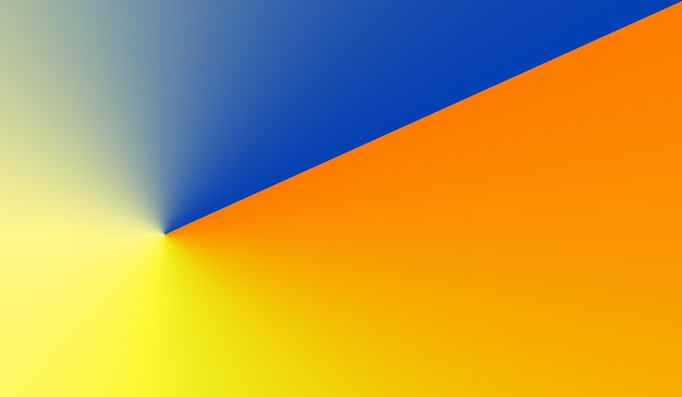 Żółty niebieski kolor papieru warstwa gradientu abstrakcyjne tło