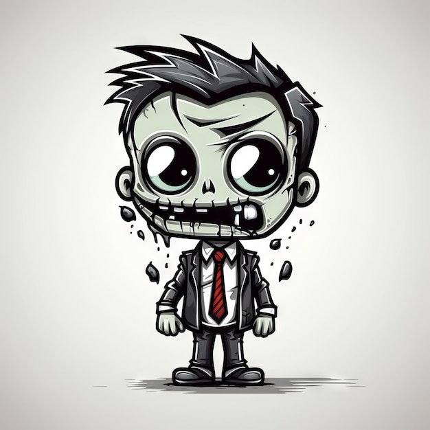 Zombie projekt ilustracji