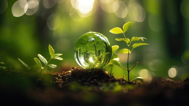 Zrównoważony Rozwój I Zielony Biznes Oparty Na Koncepcjach Odnawialnych źródeł Energii Generatywna Sztuczna Inteligencja