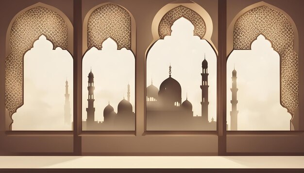 Zrzut Ekranu Meczetu Z Meczetem Na Tle