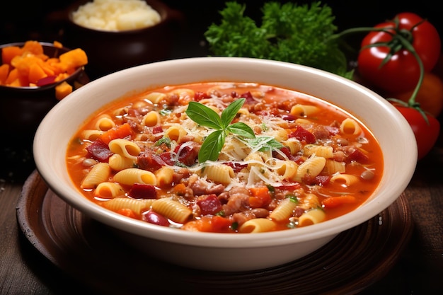 Zupa Pasta Fagioli z bekonem według włoskiego przepisu