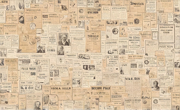 zużyta, rozerwana, nudna, zakurzona tekstura gazety, tekstura papieru, tło