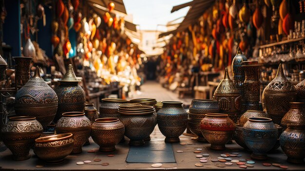 Zwiedzanie marokańskiego bazaru