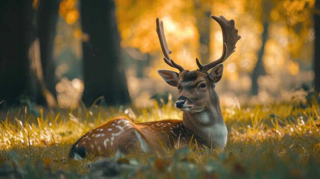 Zwierzę w swojej naturalnej domenie doskonale spokojne