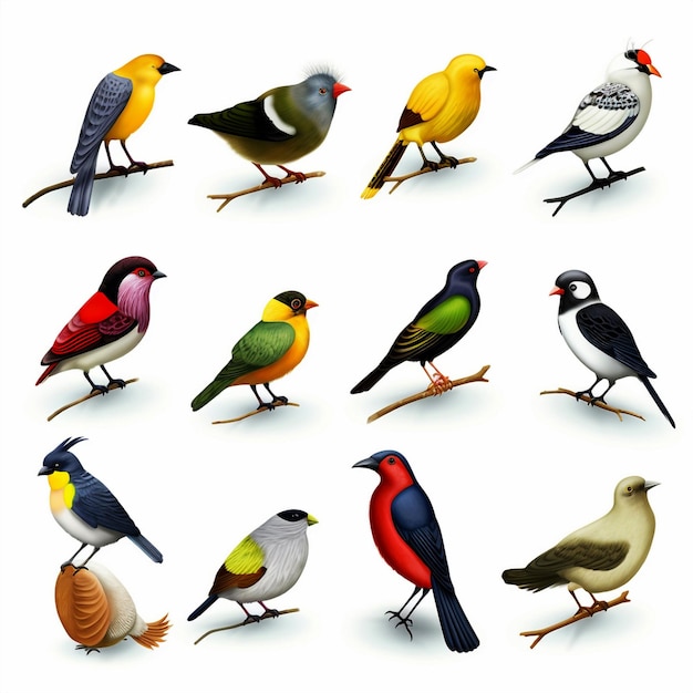 Zwierzęta Gatunki ptaków