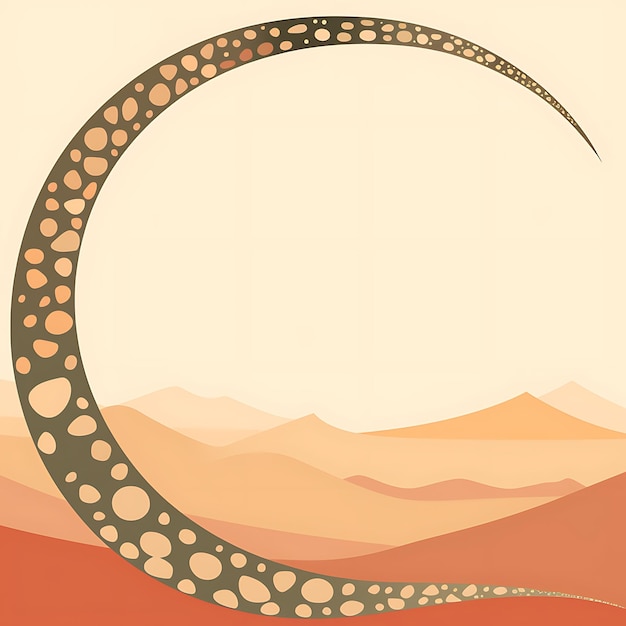 Zdjęcie zwierzęta ramka mischievous sidewinding sidewinder snake a sinuous 2d cute creative design