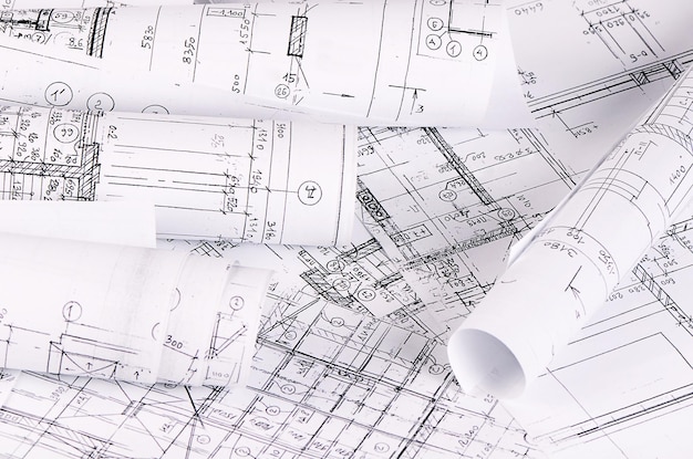 zwoje architektoniczne plany domów