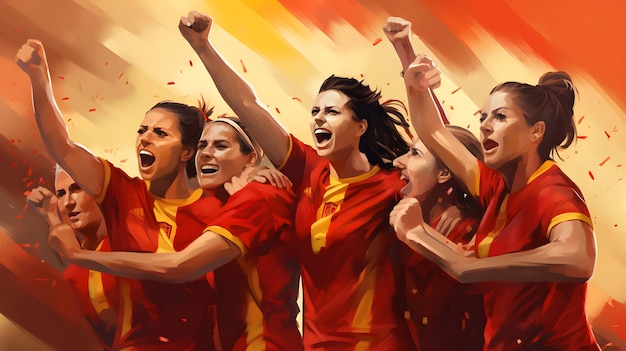 Zwycięstwo reprezentacji Hiszpanii w piłce nożnej kobiet