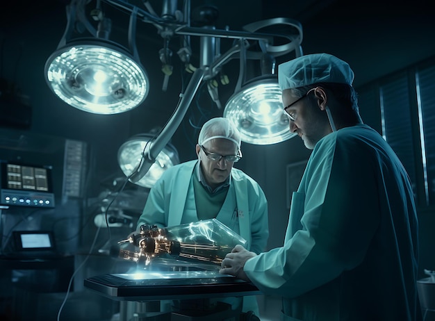 Życie w rękach chirurgów operujących przy intensywnym świetle