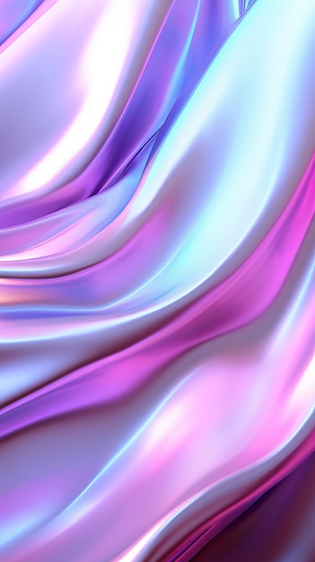Żywe abstrakcyjne tło z płynącymi falami fioletu i błękitu