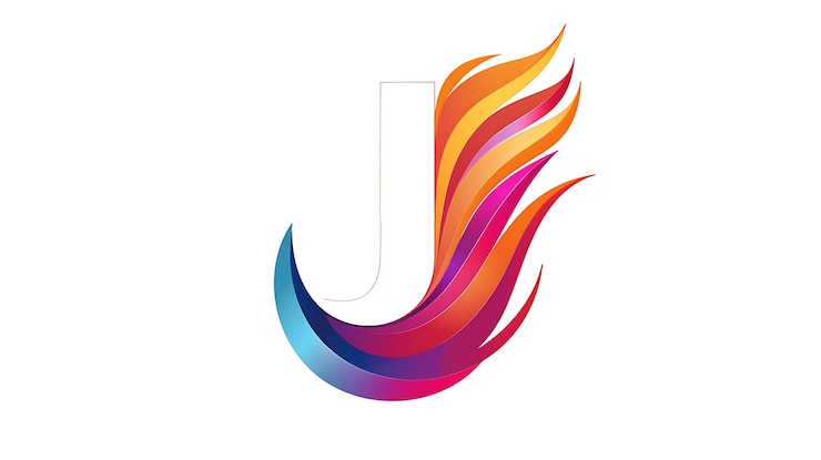 Zdjęcie żywe i zróżnicowane logo z wieloma kolorami na białym tle