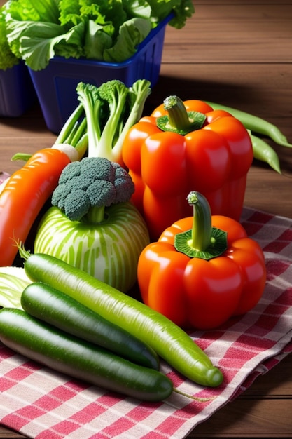 Zdjęcie Żywe magiczne wektory wegańskie warzywa i produkty ogrodnicze