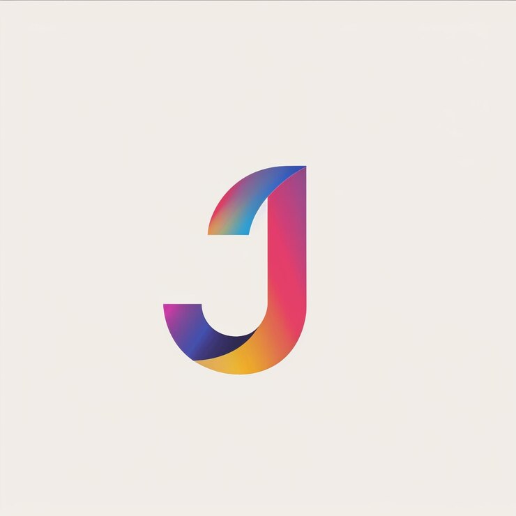 Zdjęcie żywe minimalistyczne logo z pojedynczym literem na białym tle