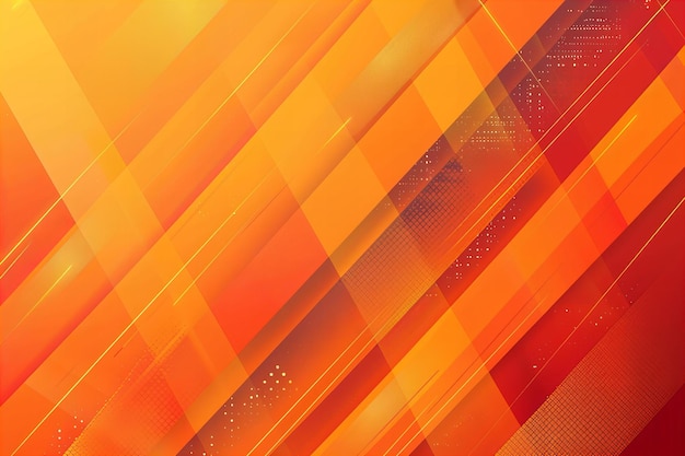 Żywe pomarańczowe tło z diagonalnymi wzorcami geometrycznymi