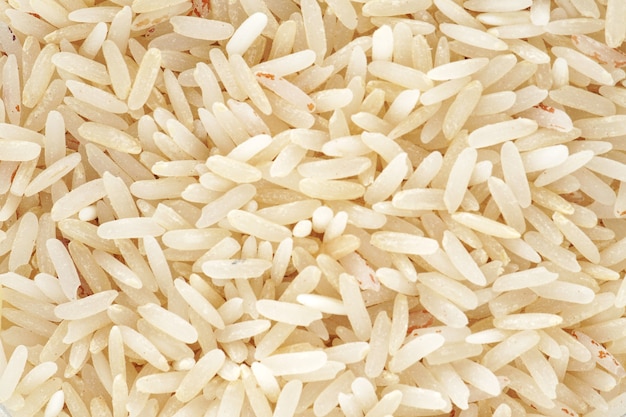 żywność ekologiczna z białego ryżu ziarnistego