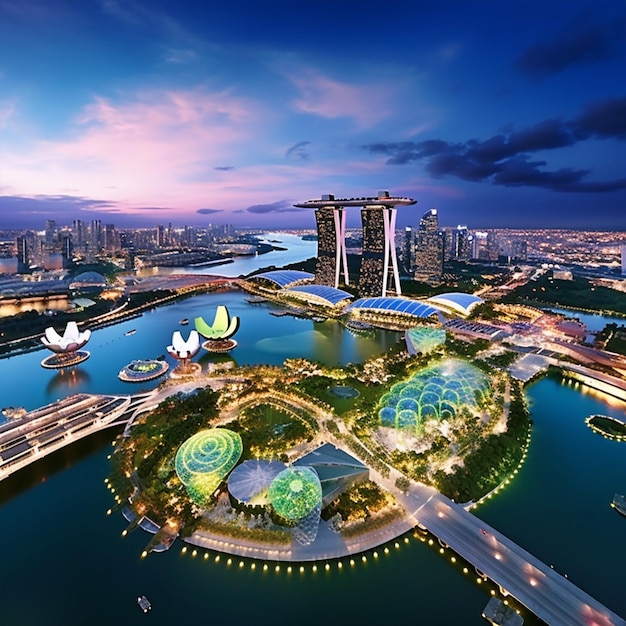 Żywotna kultura i oszałamiający horyzont Singapuru