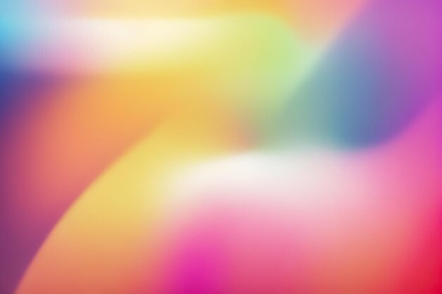 Żywy gradient kolorów Abstrakcyjna ilustracja Nowoczesny projekt retro z gładkimi krzywymi i miękką teksturą do szablonów tapet i plakatów Niebieski Fioletowy Czerwony Żółty i Pomarańczowy