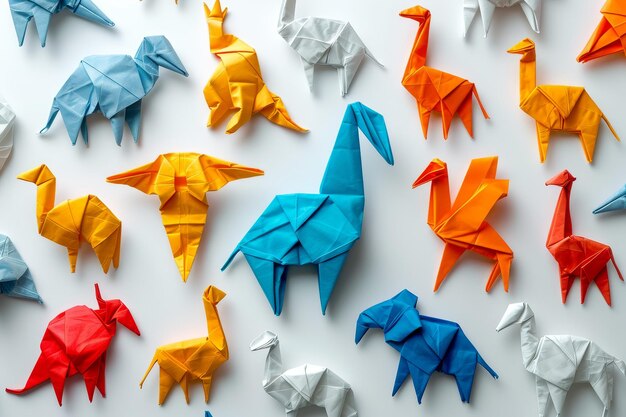 Zdjęcie Żywy origami zoo