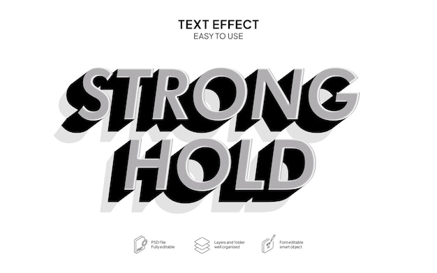 3d bold text effect