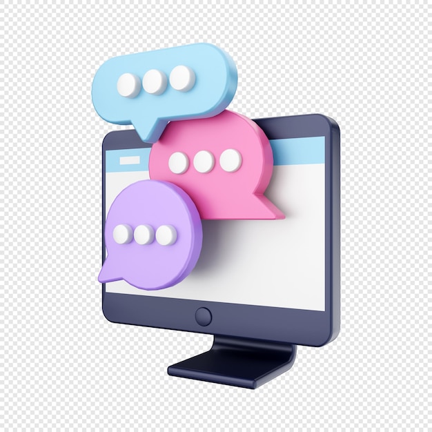 3d computer function chatting group
