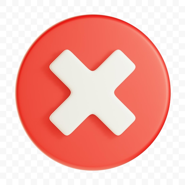 3d cross close cancle
