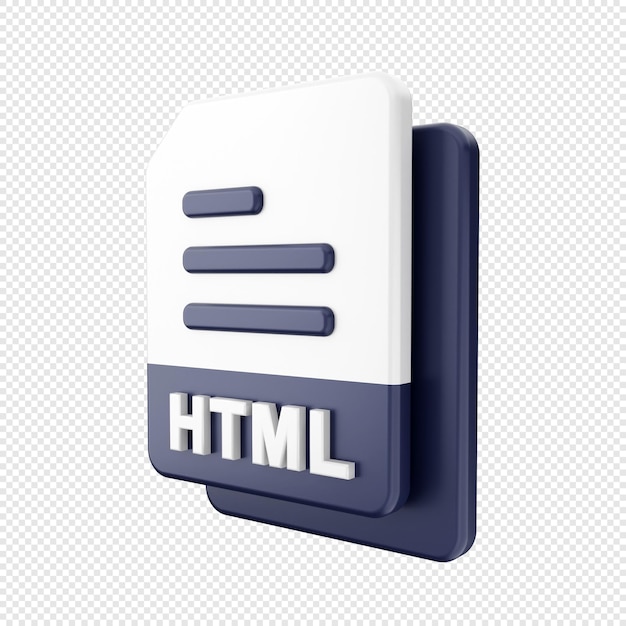 3d file format icon illustration render