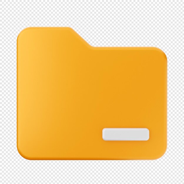 3d folder document file