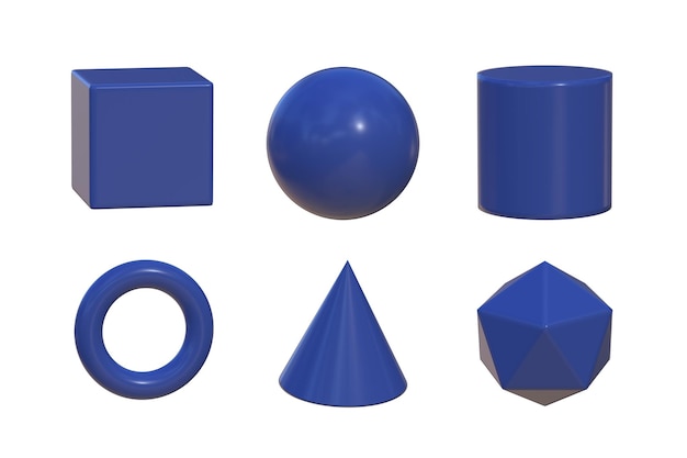 3d geometric shapes