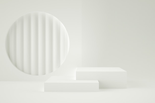 3d geometric stage for product placement