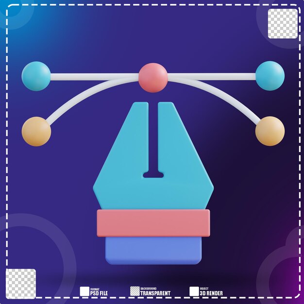 3D illustration pen tool 2