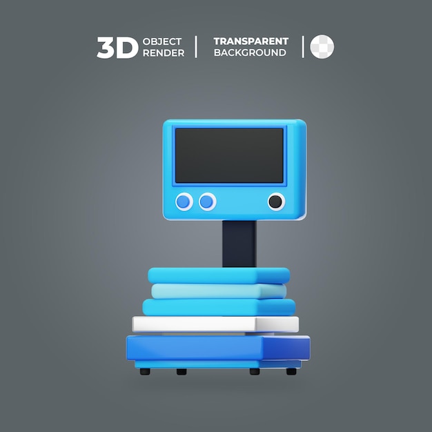 3D Laundry Weight Icon
