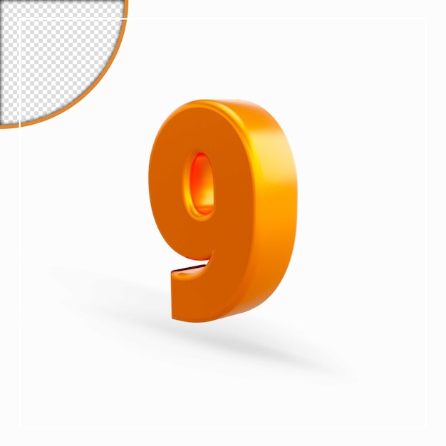 3d numeric alphabet icon render