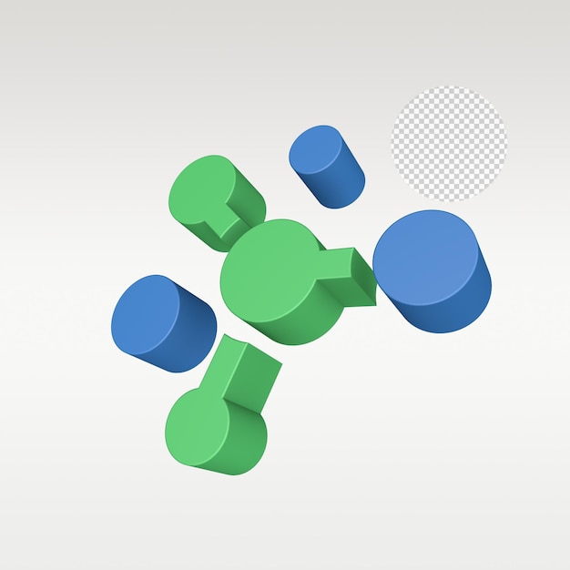 3D Render Medical Health Icon Symbol