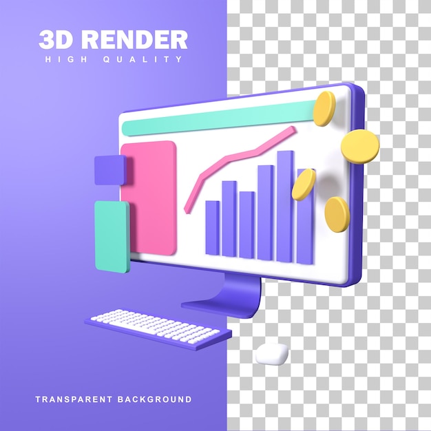 3D Rendering Management Data and Sales Reports