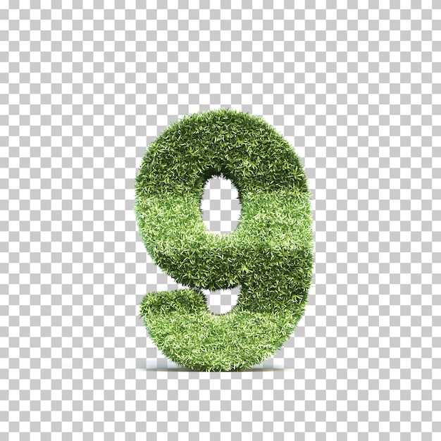 3d rendering of grass playing field number 9