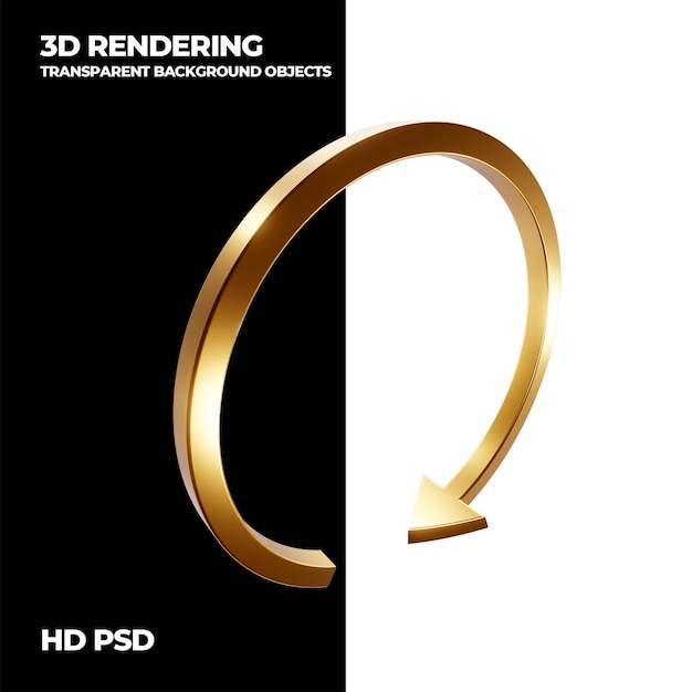 3d rendering tech arrow transparent background element