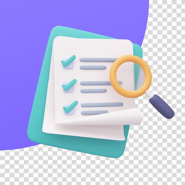 3d report paper clipboard note paper for checklist notes 3d illustration with clipping path