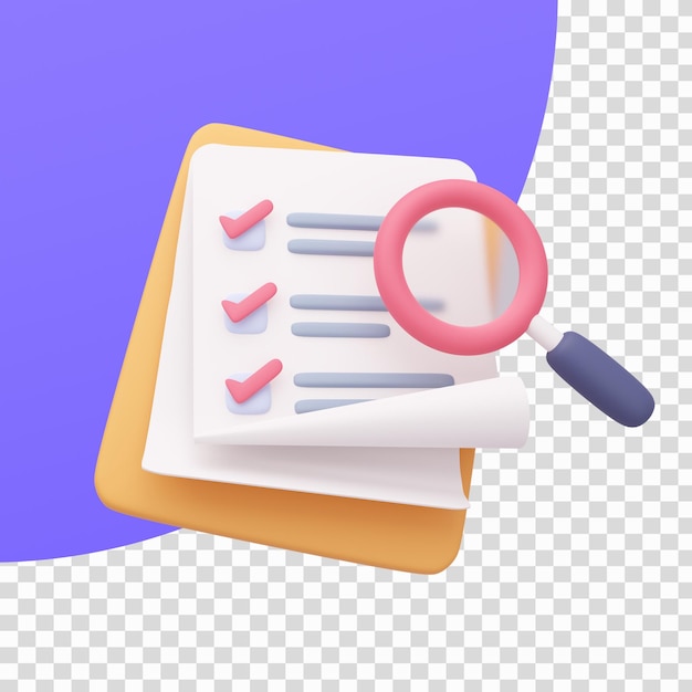 3d report paper clipboard note paper for checklist notes 3d illustration with clipping path