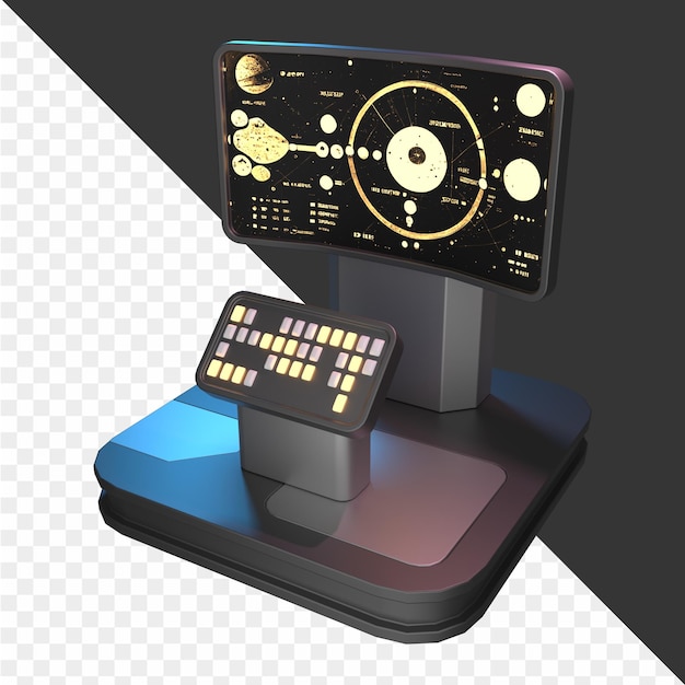 3D SciFi Icon Illustrations