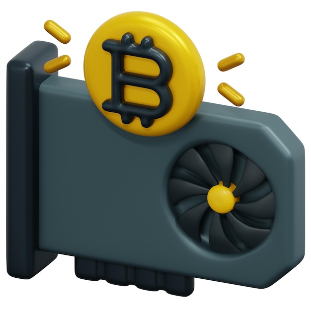 A black and yellow coin with a b on it