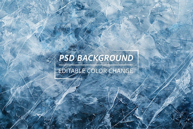 a blue and white abstract background with a textured ice