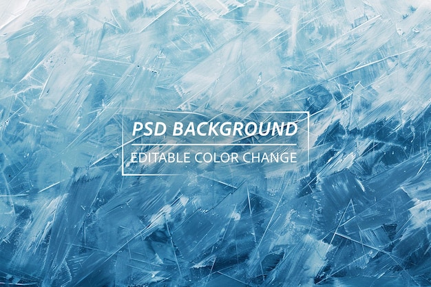 a blue and white abstract background with a textured ice