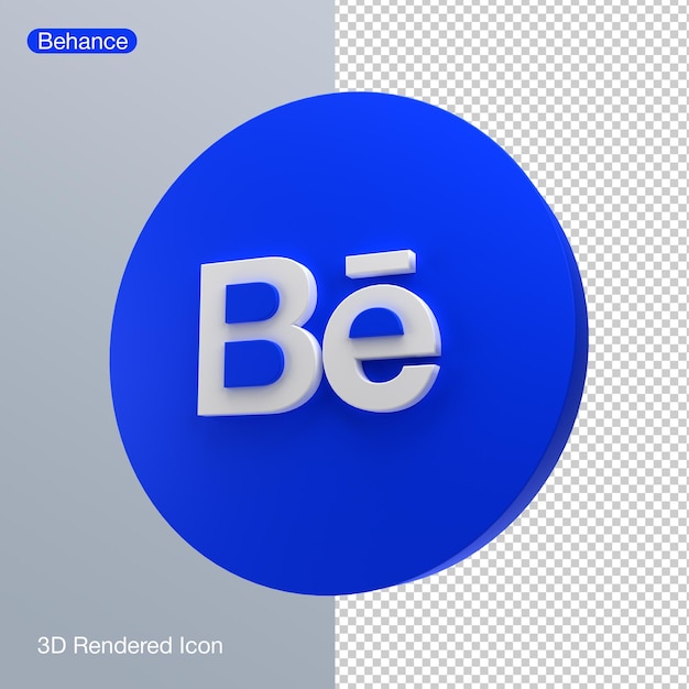 A blue circle with the word be on it