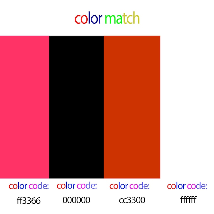 PSD a colorful diagram that says  color  on it