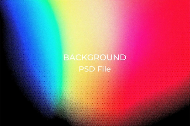 a colorful image with a rainbow colored background