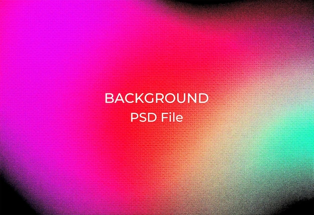 a colorful screen with the words backlit on it