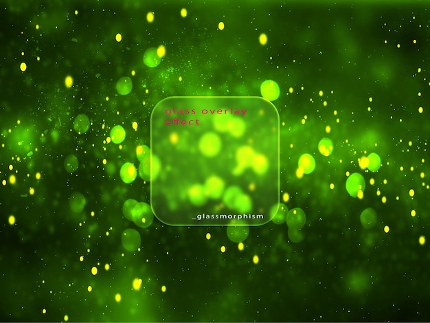 A glass effect effect effect effect effect effect on a colorful background