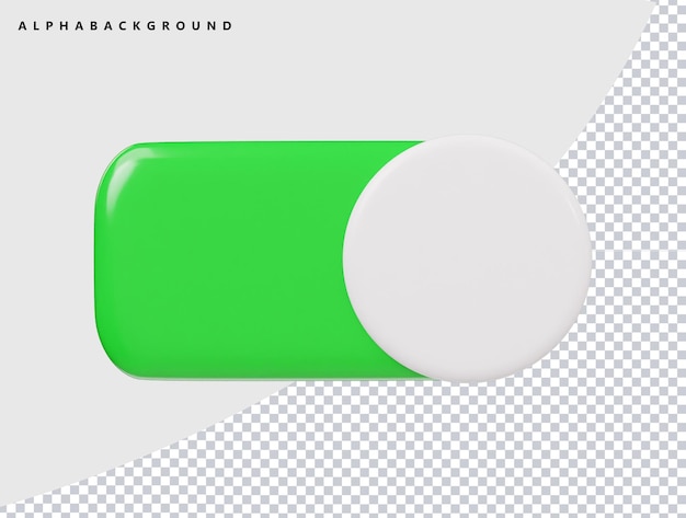 a green and white label that says  green  on the bottom