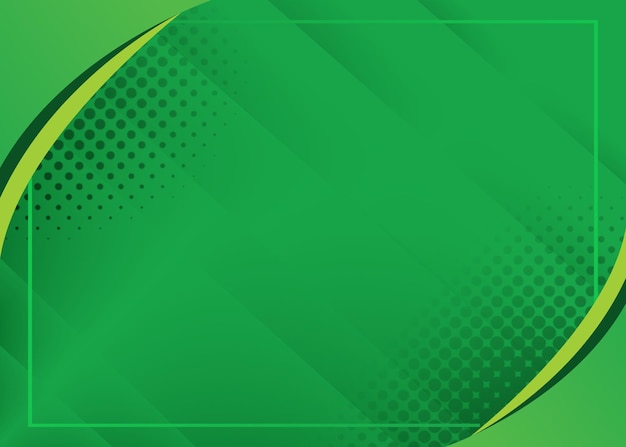 a green background with a yellow and green