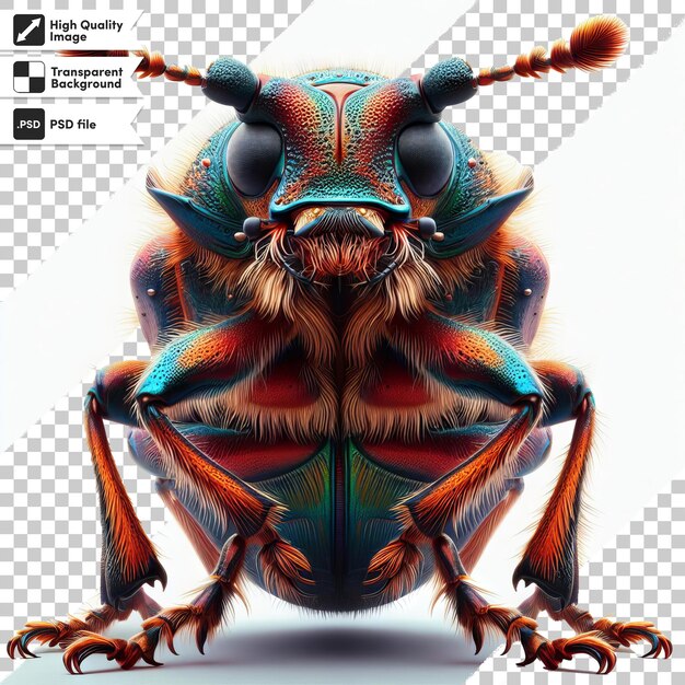 a picture of a bug with a picture of a bug on it